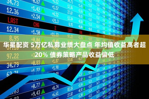华星配资 5万亿私募业绩大盘点 年均值收益高者超20% 债券策略产品收益偏低